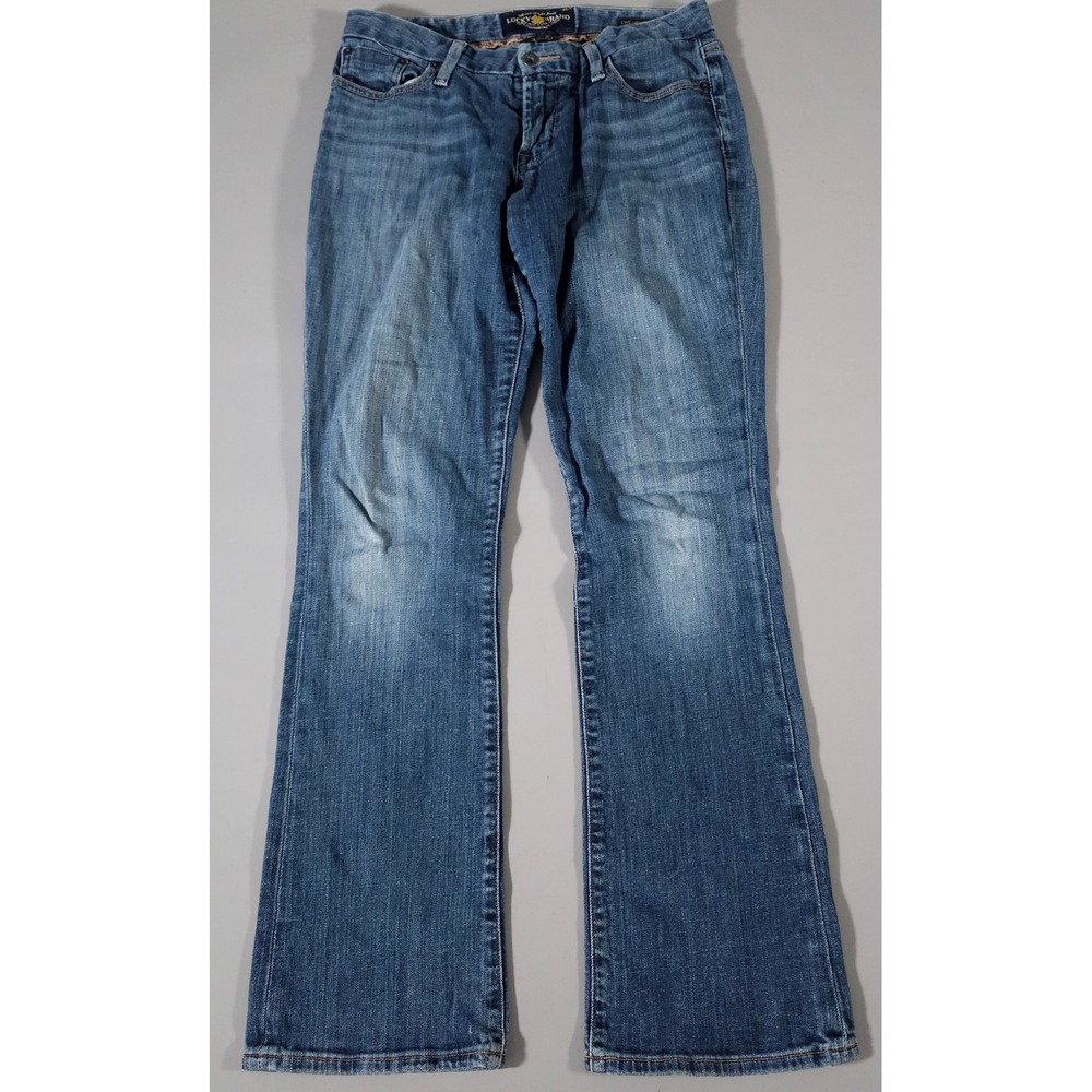 Lucky Brand Sweet Jean Boot Womens 4/27 Blue Medium Wash Bootcut Jeans